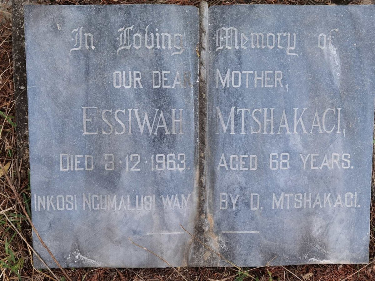 MTSHAKACI Essiwah -1963