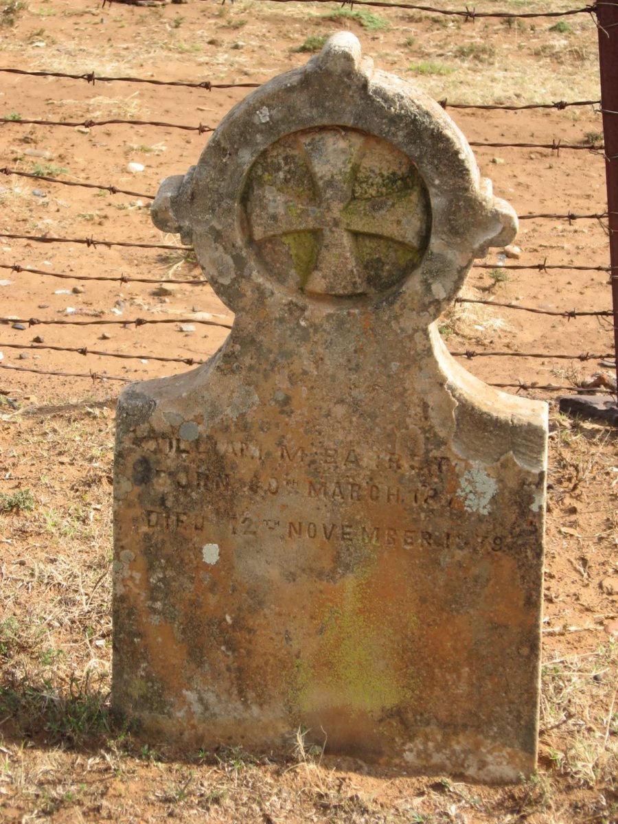 BARRET William M. 1878-1879