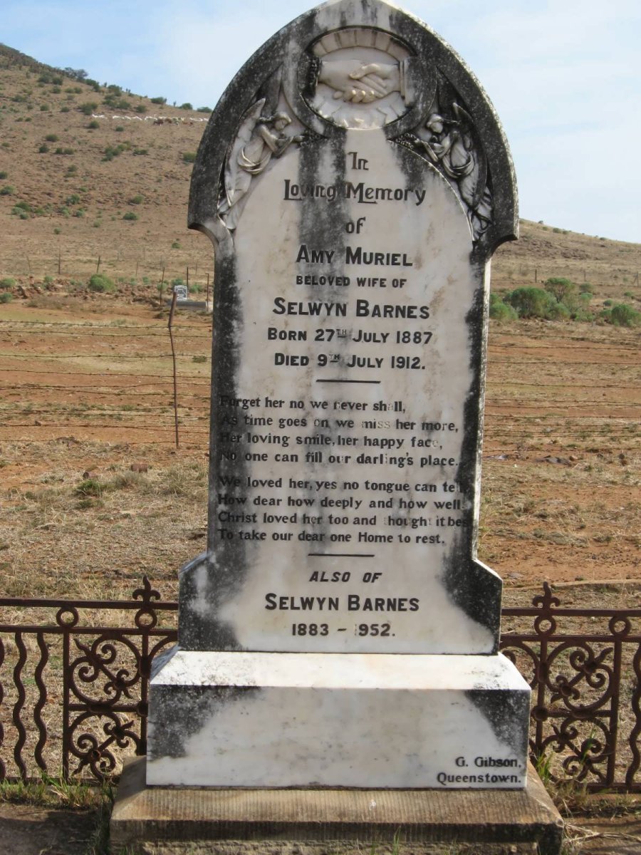 BARNES Selwyn 1883-1952 &amp; Amy Muriel 1887-1912