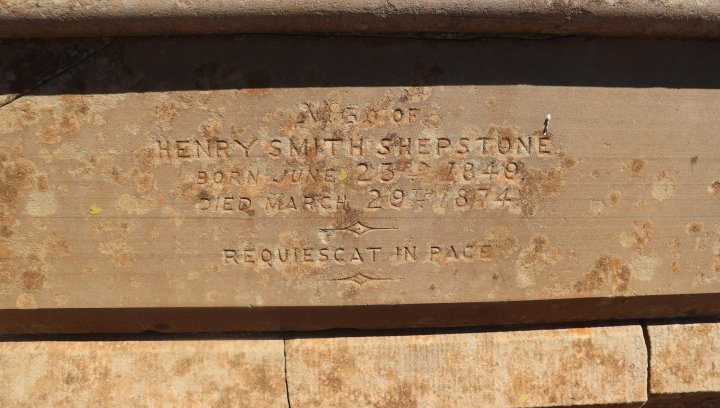 SHEPSTONE Henry Smith 1849-1874