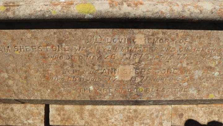 SHEPSTONE William -1873 &amp; Ann -1871