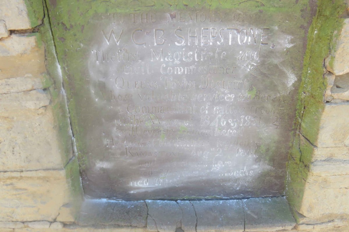 SHEPSTONE W.G.B -1861
