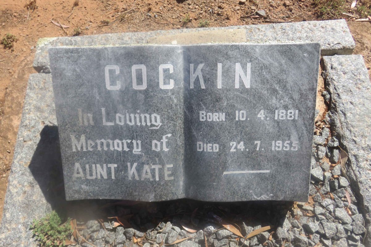 COCKIN Kate 1881-1955