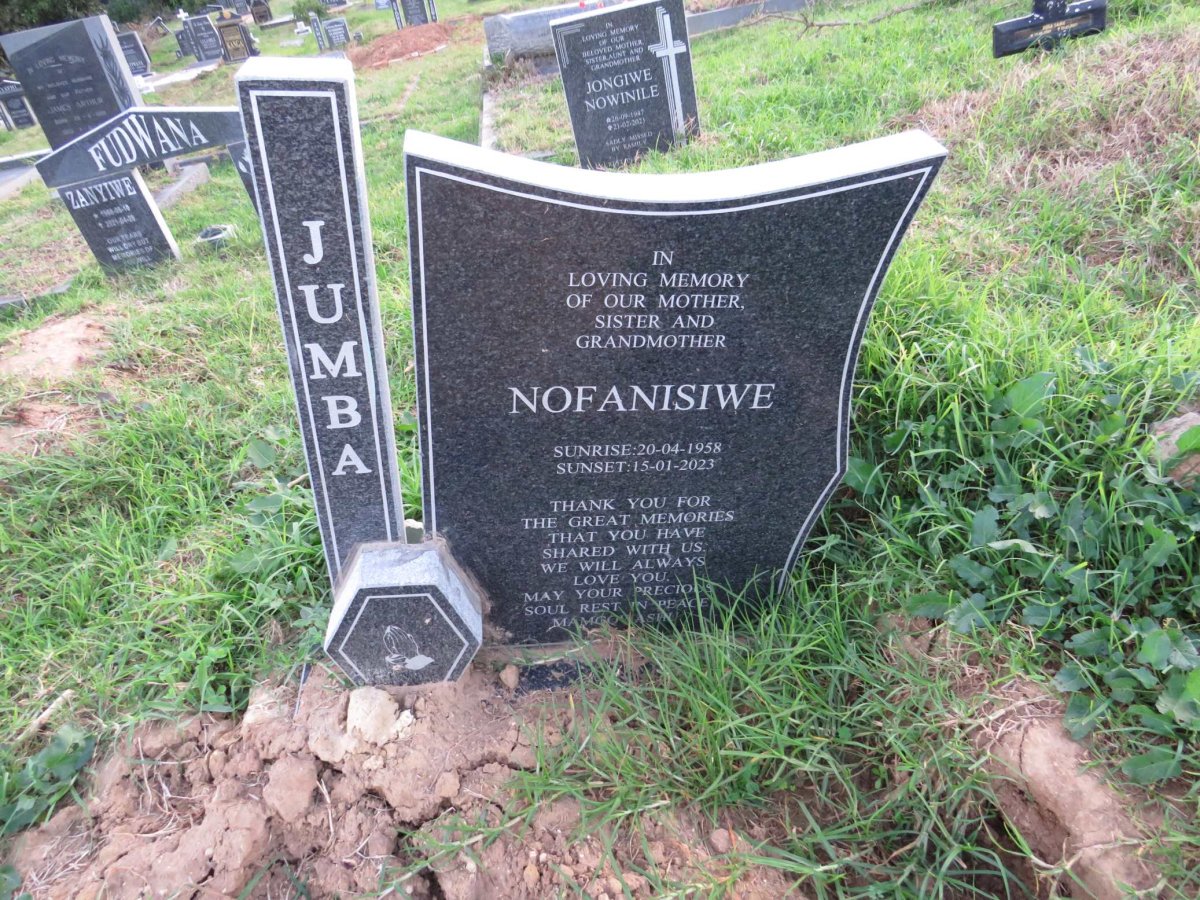 JUMBA Nofanisiwe 1958-2023