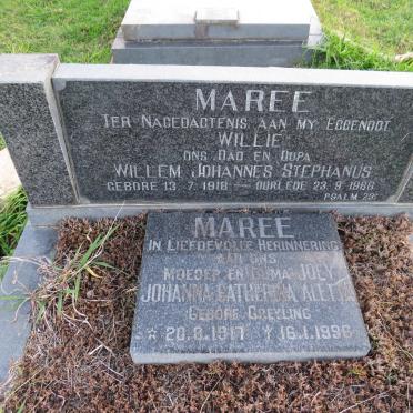 MAREE Willem Johannes Stephanus 1918-1986 &amp; Johanna Catherina Aletta GREYLING 1917-1996
