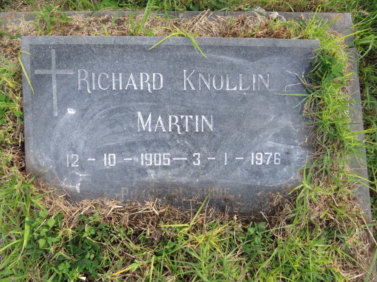 MARTIN Richard Knollin 1905-1976
