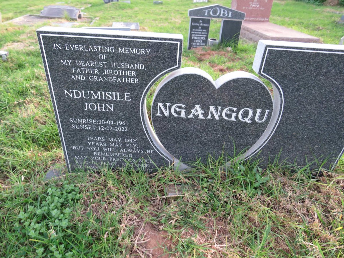 NGANGQU Ndumisile John 1961-2022