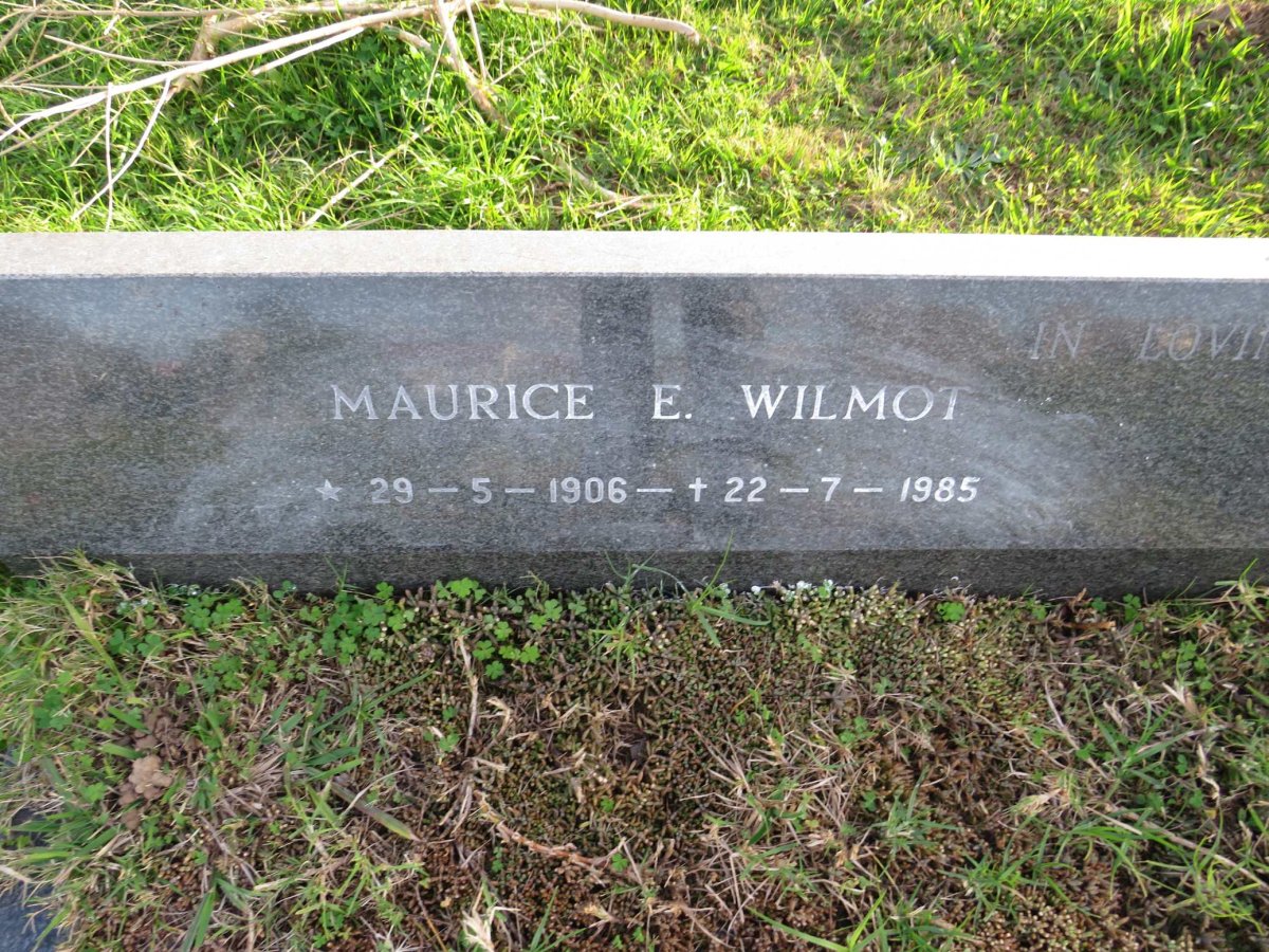 WILMOT Maurice E. 1906-1985