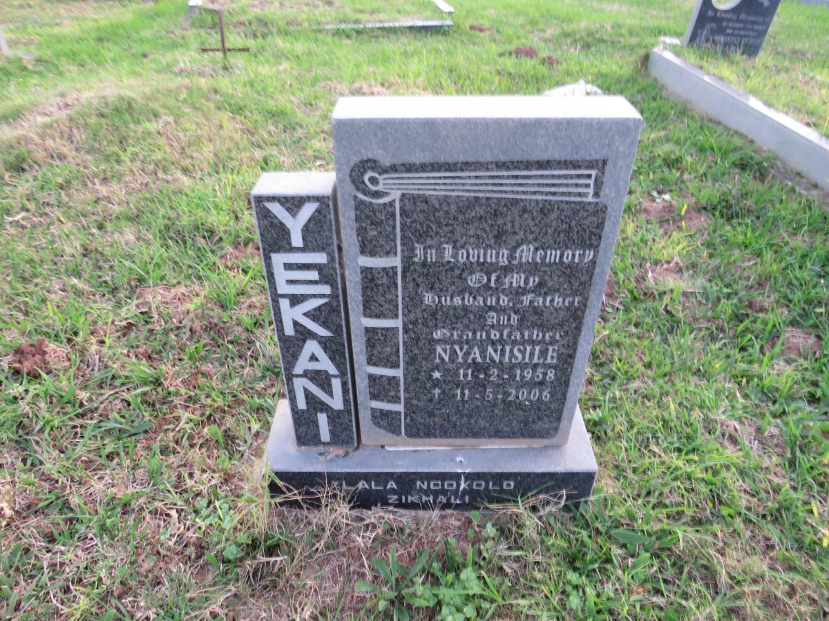 YEKANI Nyanisile 1958-2006