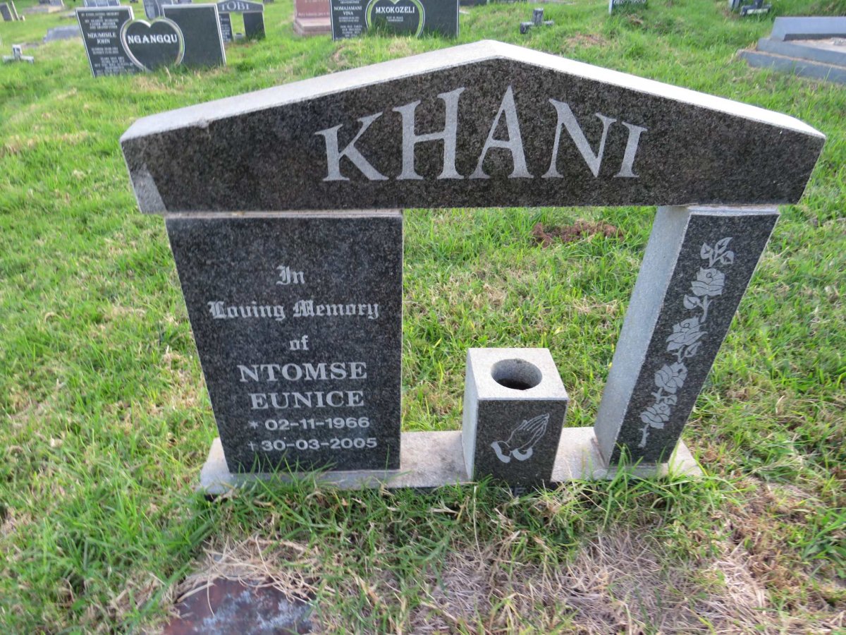 KHANI Ntomse Eunice 1966-2005