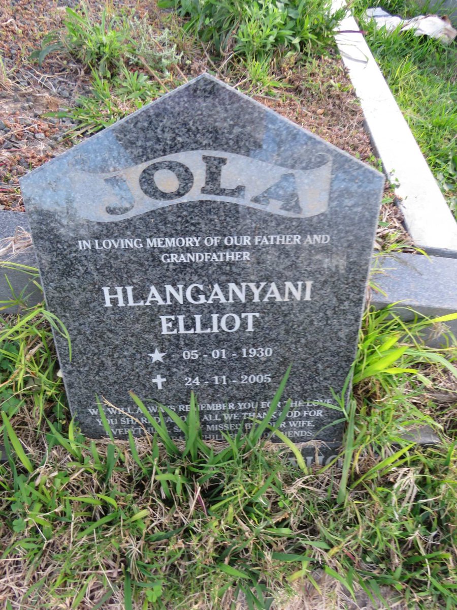 JOLA Hlanganyani Elliot 1930-2005