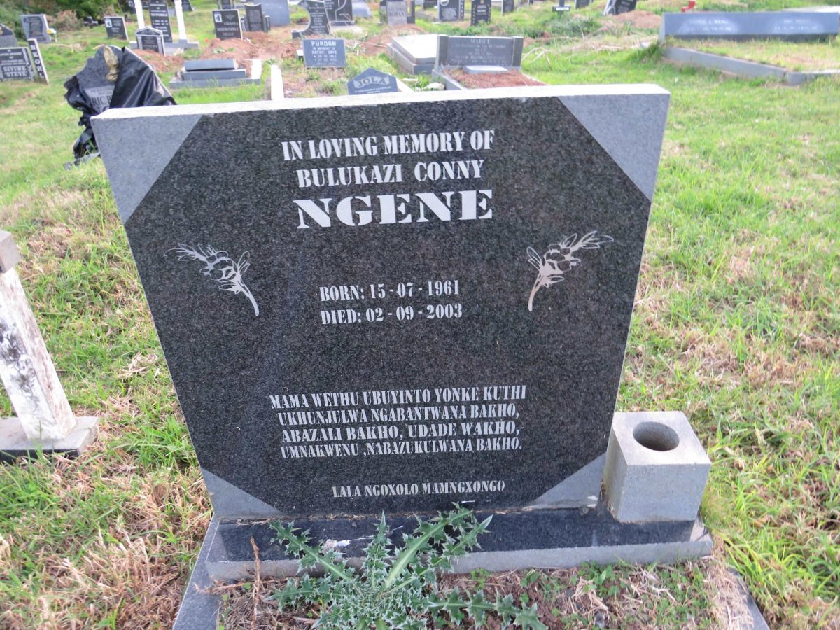 NGENE Bulukazi Conny 1961-2003