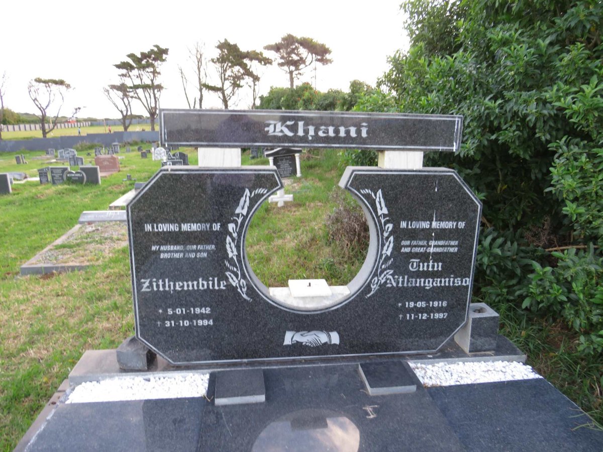 KHANI Zithembile 1942-1994 &amp; Tutu Ntlanganiso 1918-1997