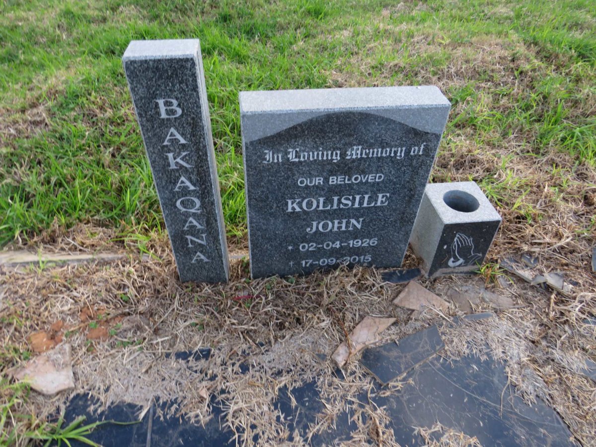 BAKAQANA Kolisile John 1926-2015
