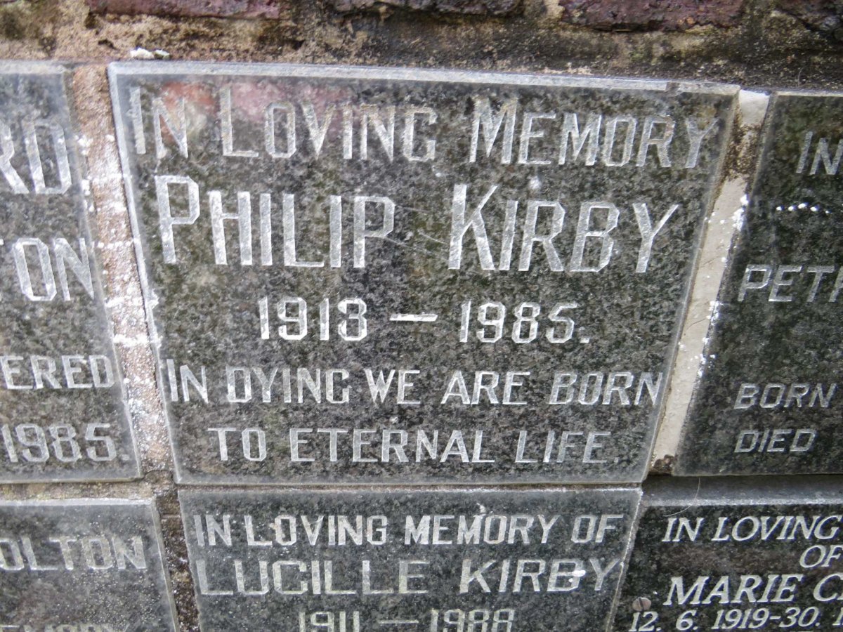 KIRBY Philip 1913-1985