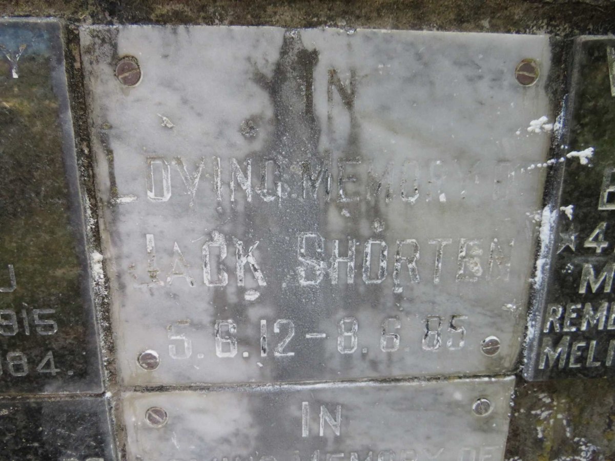 SHORTEN Jack 1912-1985