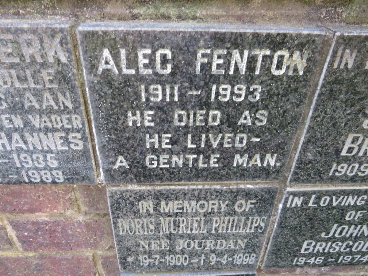 FENTON Alec 1911-1993