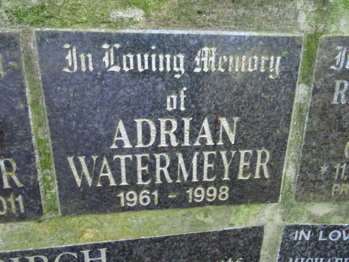 WATERMEYER Adrian 1961-1998