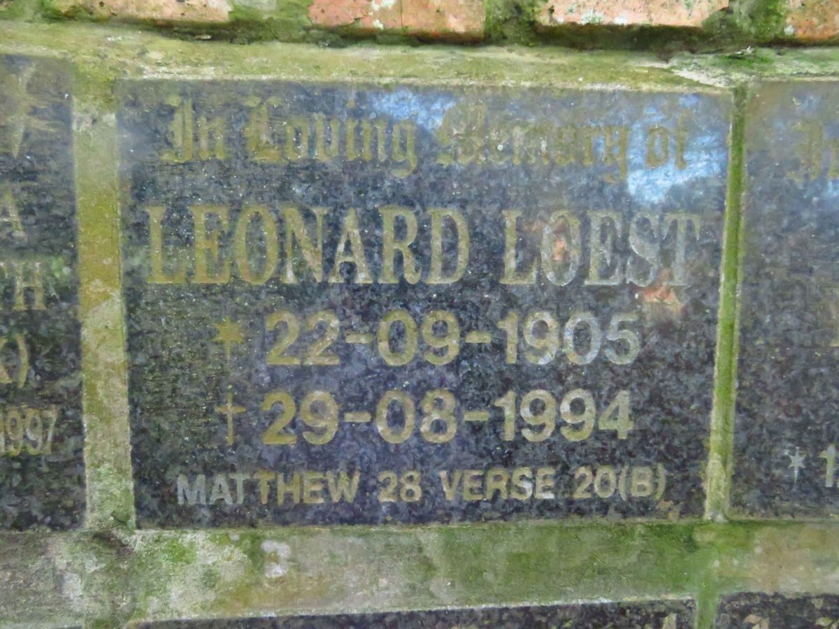 LOEST Leonard 1905-1994