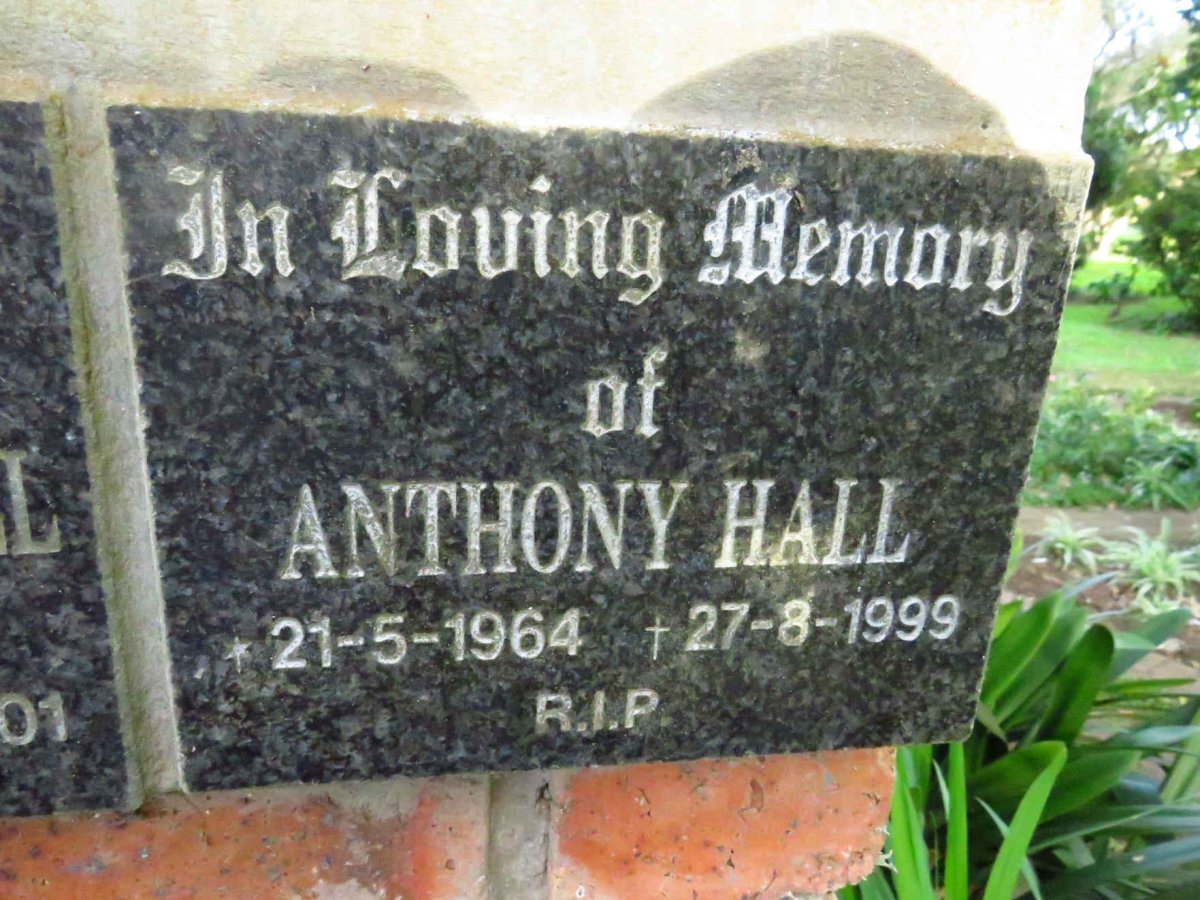 HALL Anthony 1964-1999