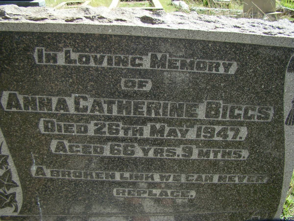 BIGGS Anna Catherine -1947