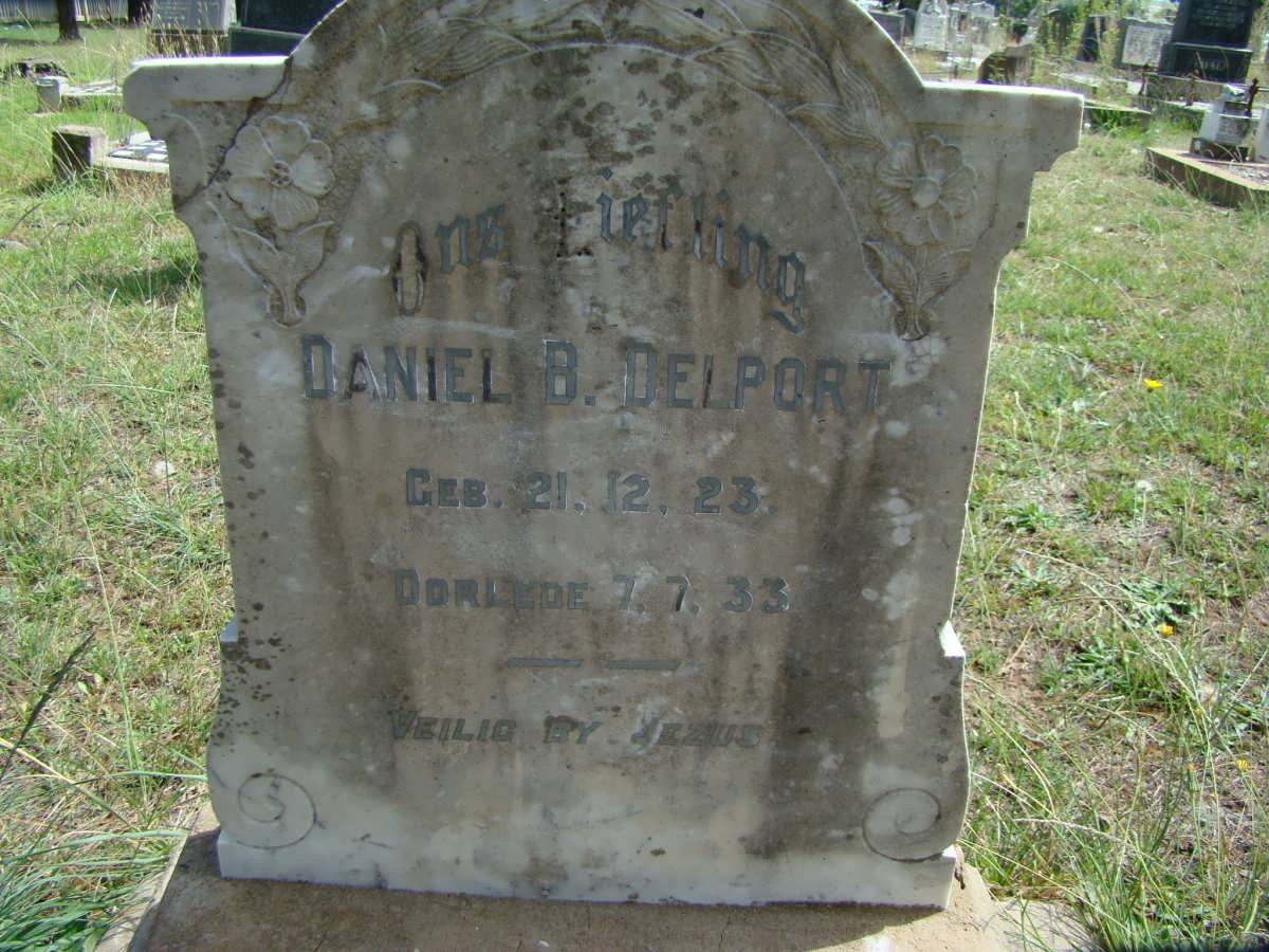 DELPORT Daniel B. 1923-1933