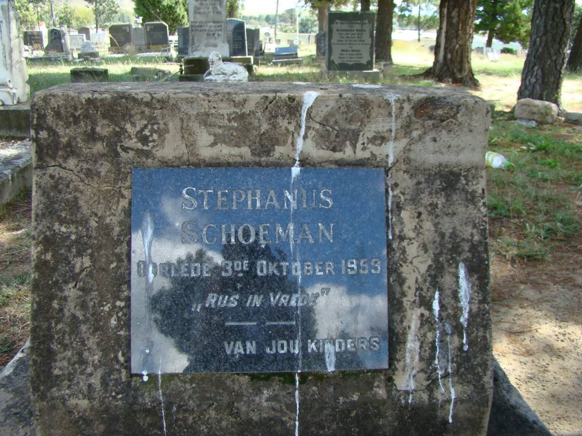 SCHOEMAN Stephanus -1953