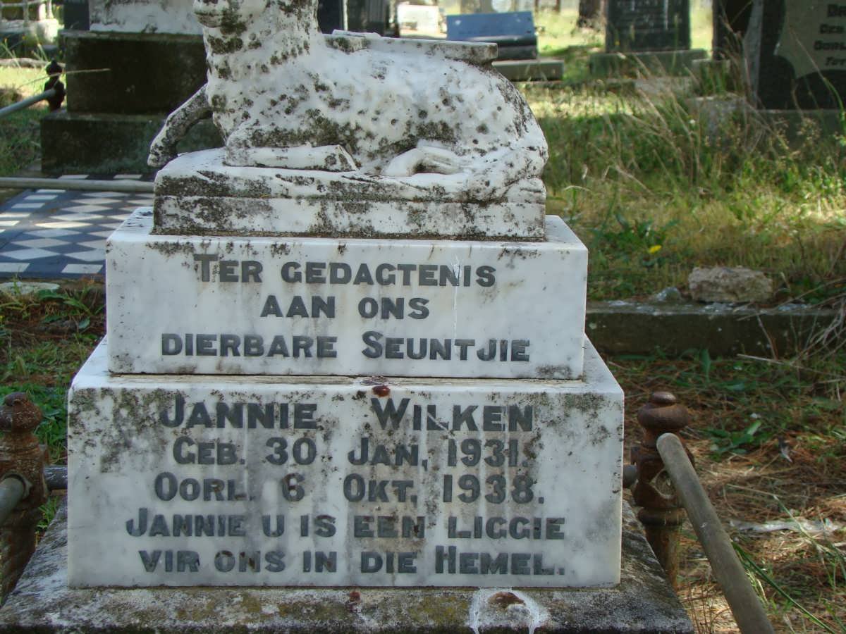 WILKEN Jannie 1931-1938