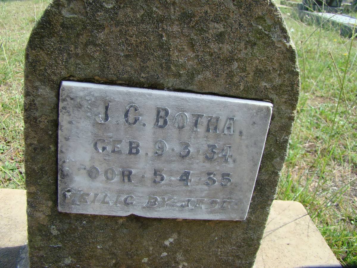 BOTHA J.G. 1934-1935