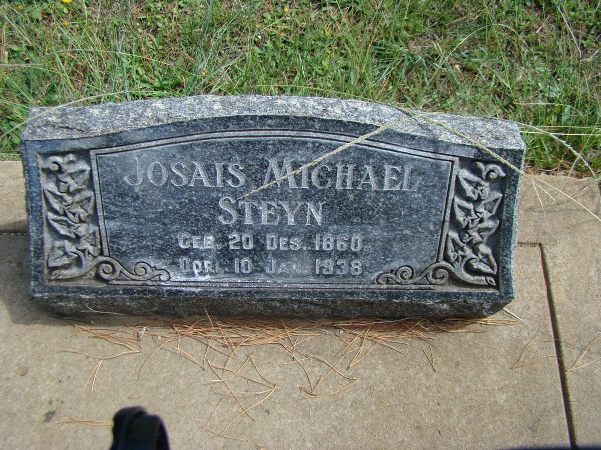 STEYN Josais Michael 1860-1938