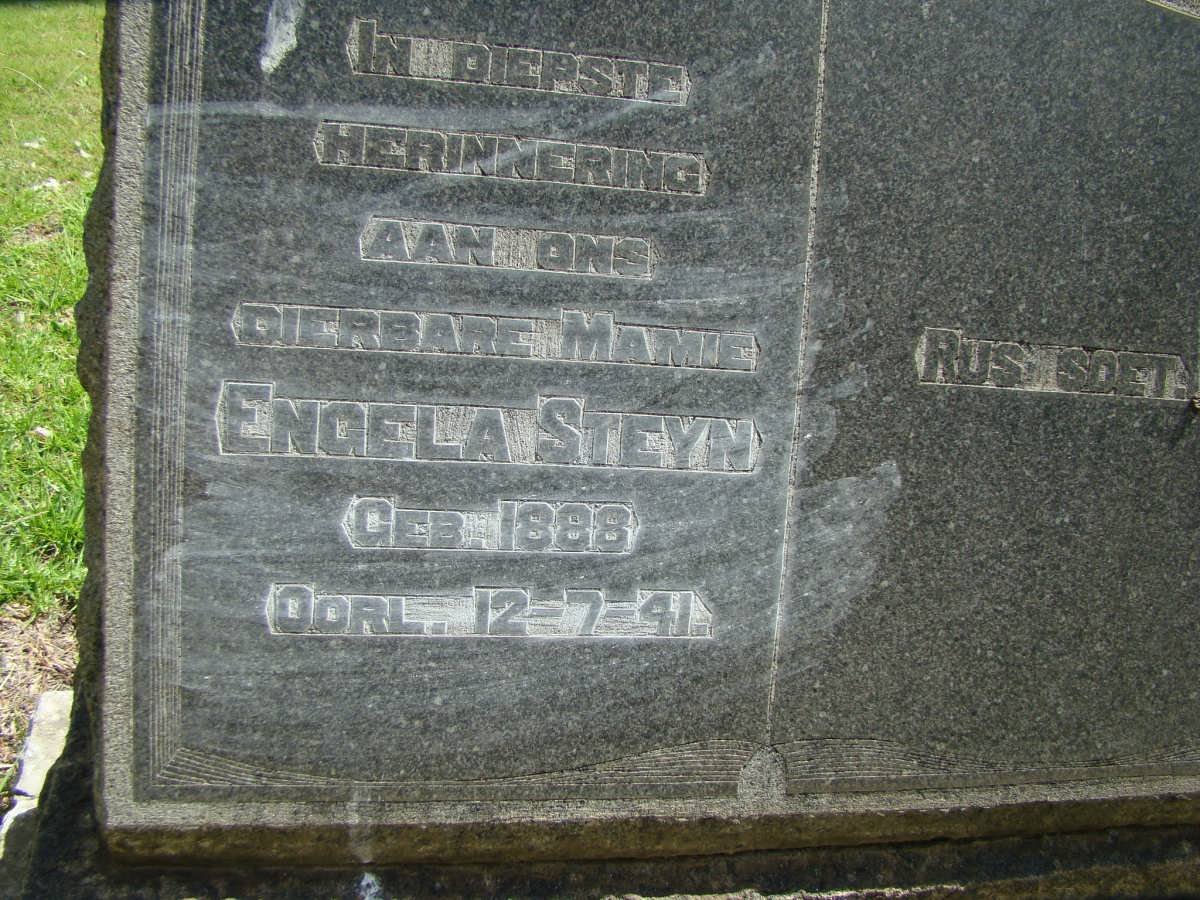 STEYN Engela 1888-1941