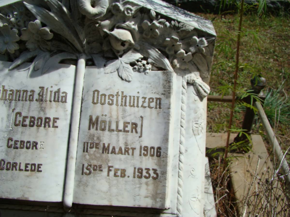 OOSTHUIZEN Johanna Alida nee MOLLER 1906-1933