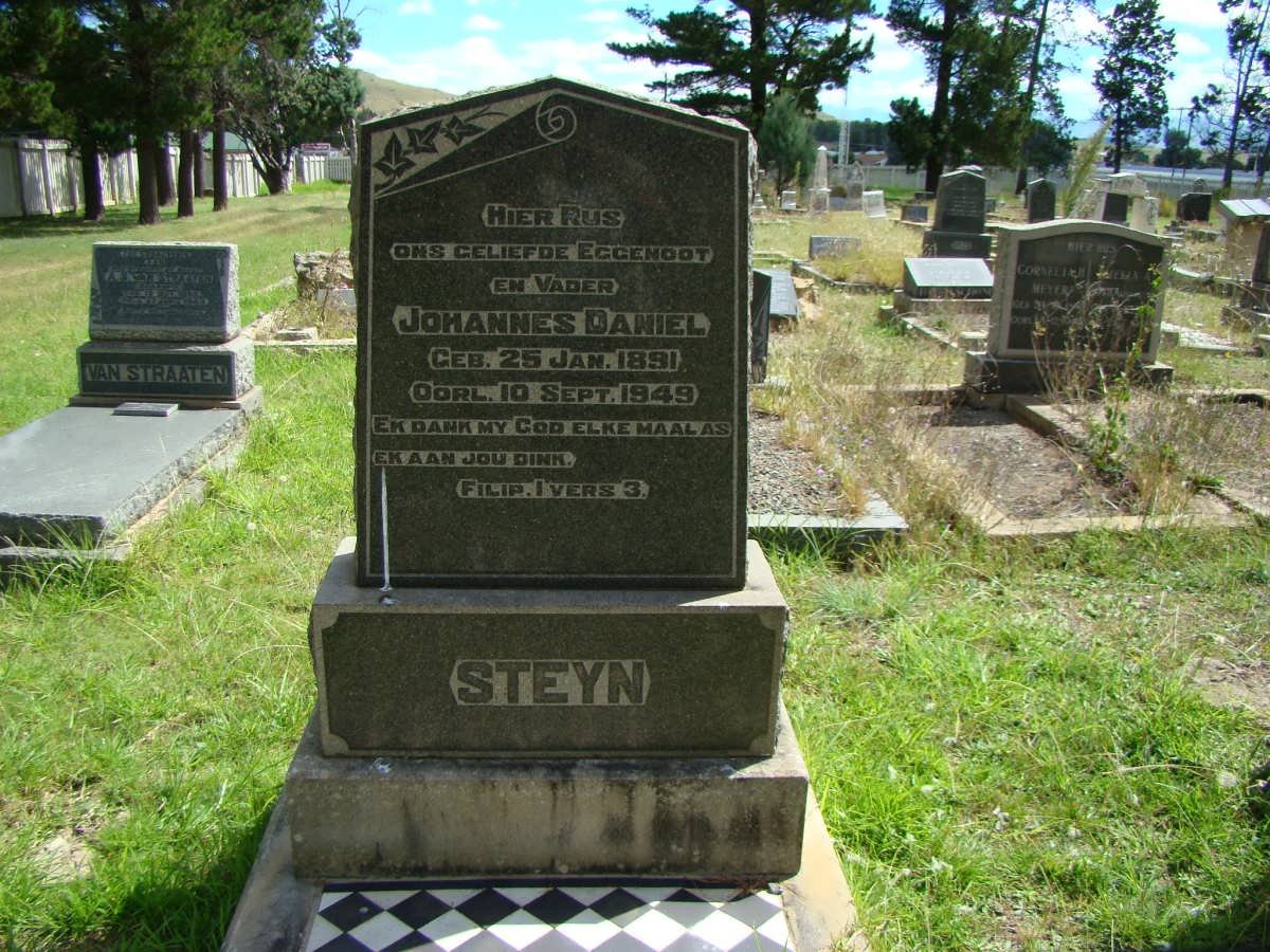 STEYN Johannes Daniel 1891-1949