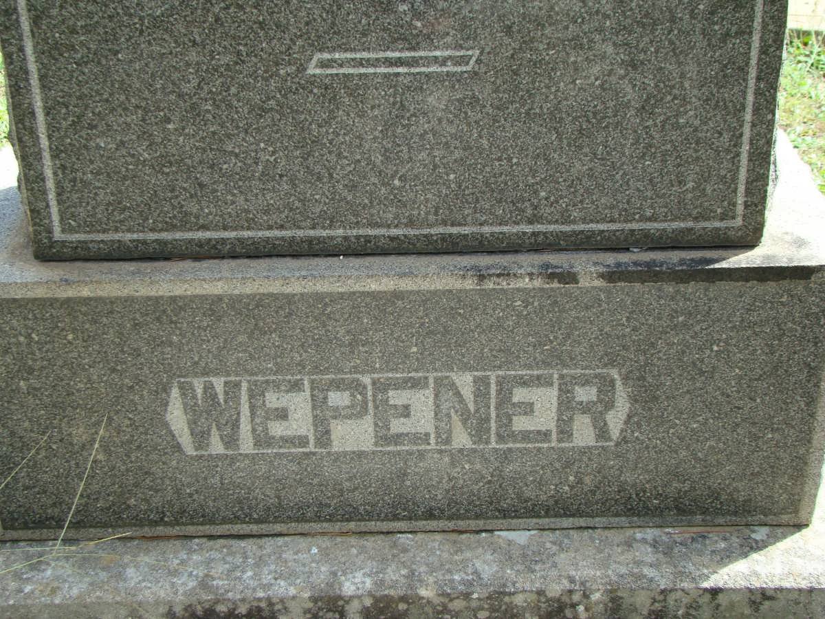 WEPENER Frederick Jacobus 1860-1945