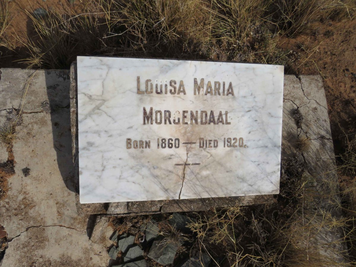 MORGENDAAL Louisa Maria 1860-1920