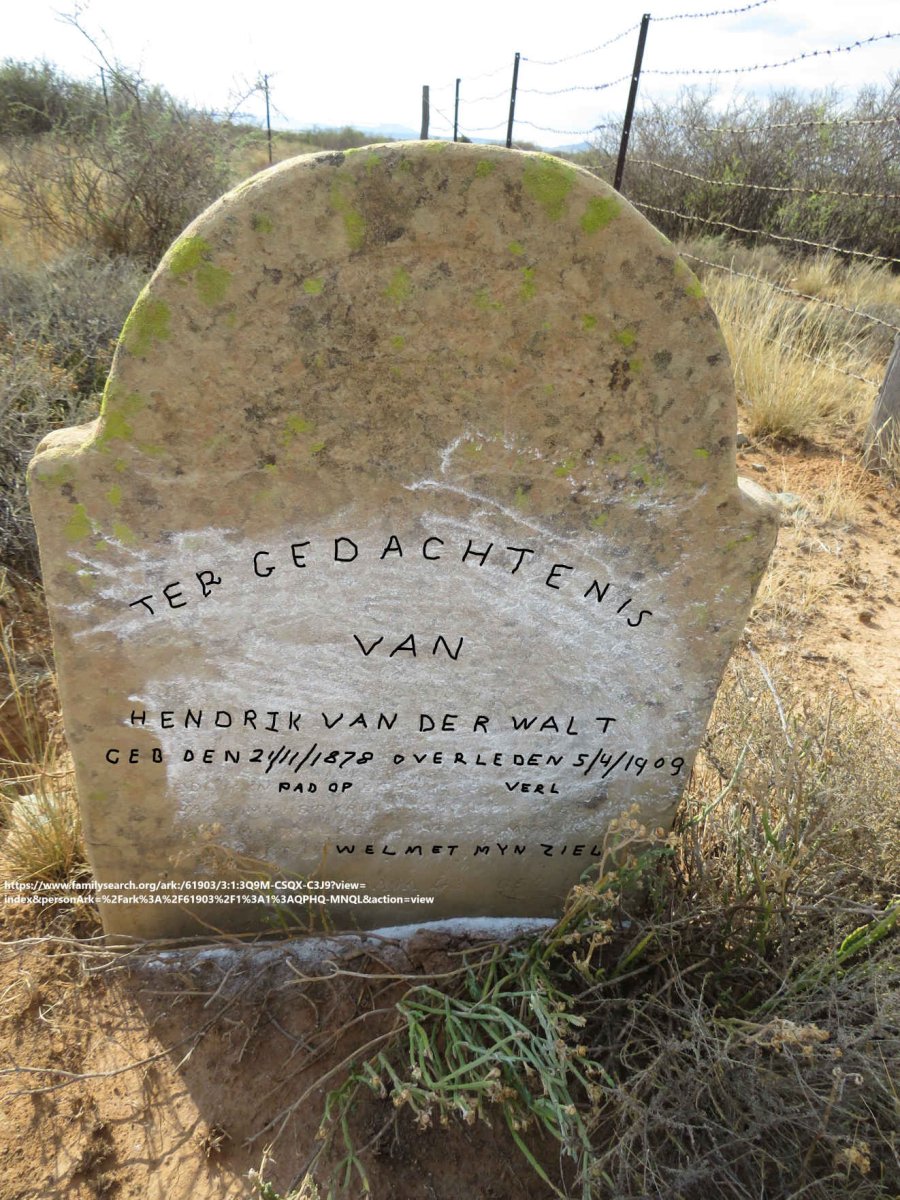 WALT Hendrik, v.d. 1878-1909