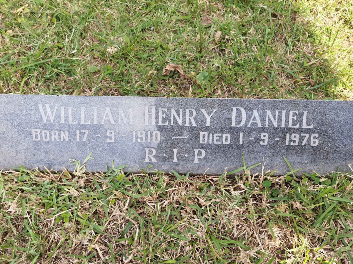 DANIEL William Henry 1910-1976