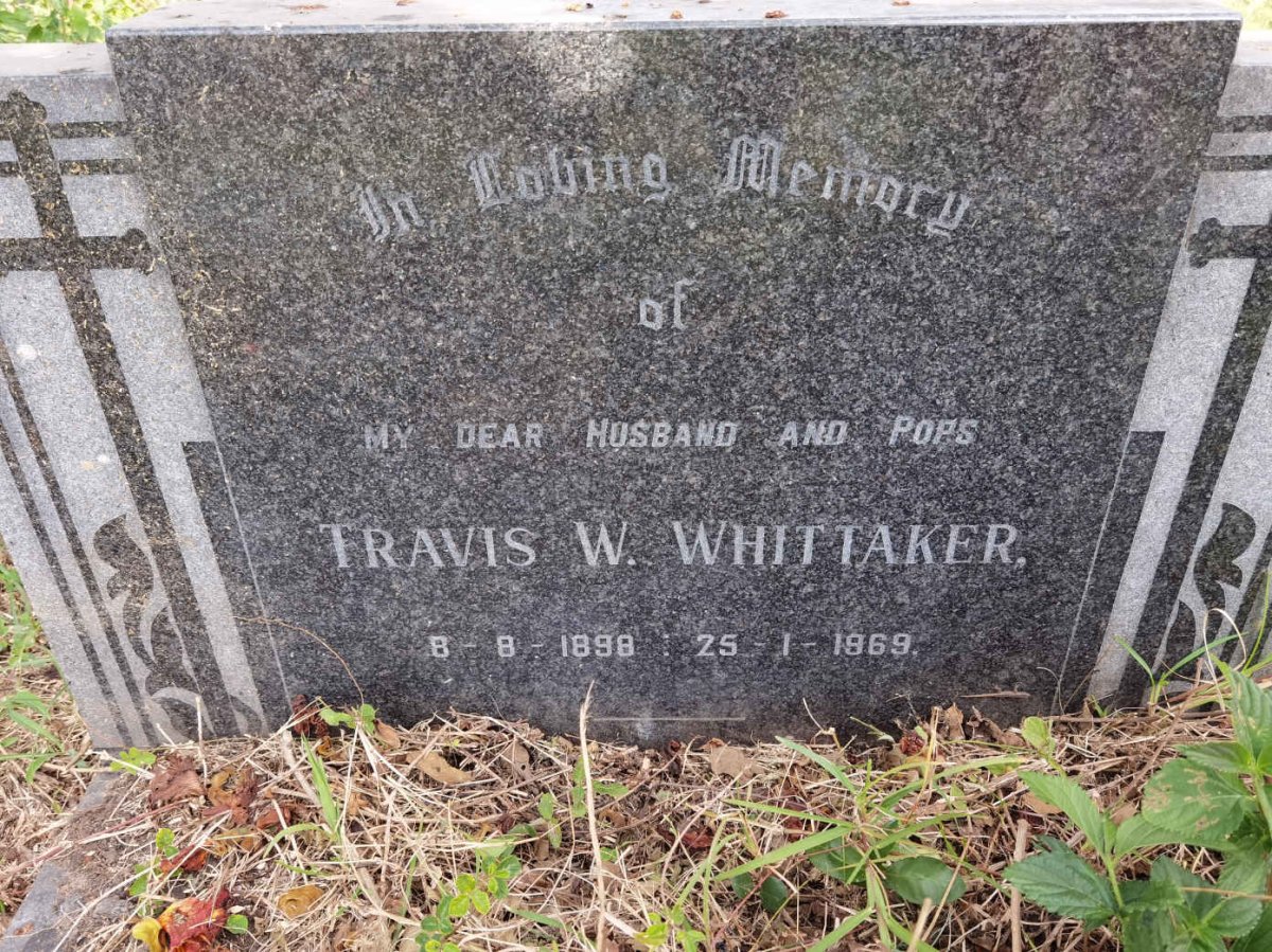WHITTAKER Travis W. 1898-1969
