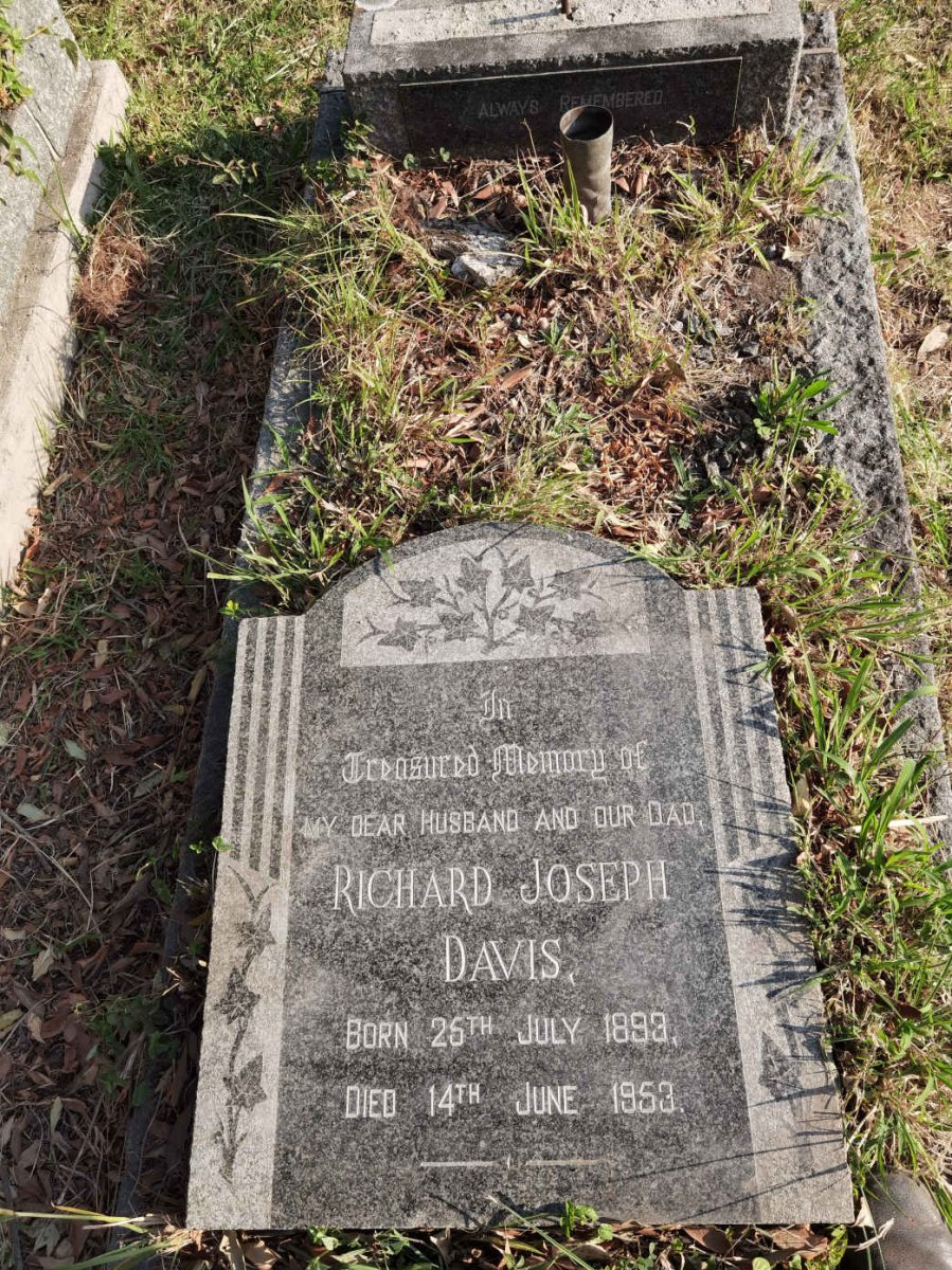 DAVIS Richard Joseph 1893-1953