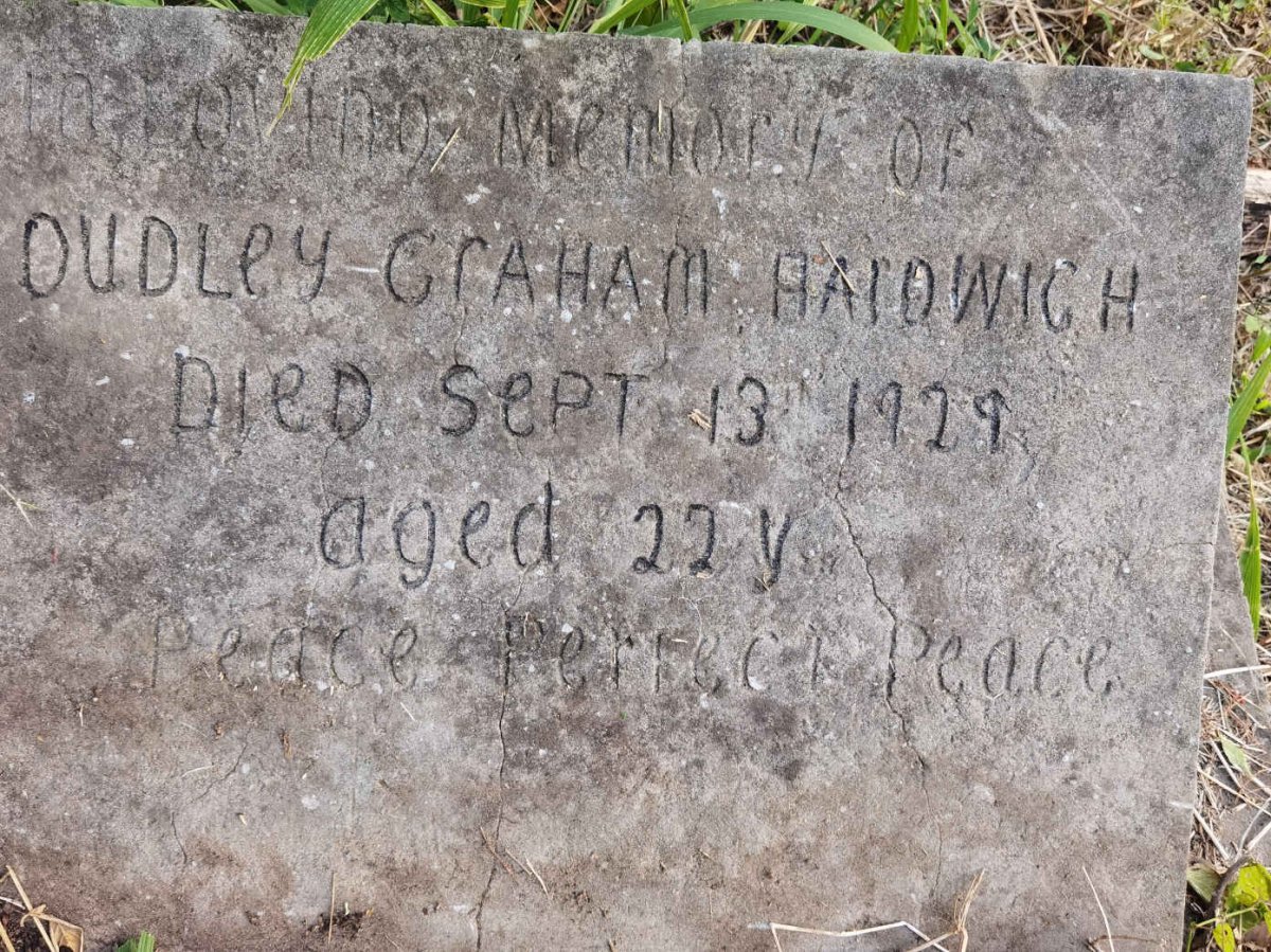 HARDWICH Dudley Graham -1929