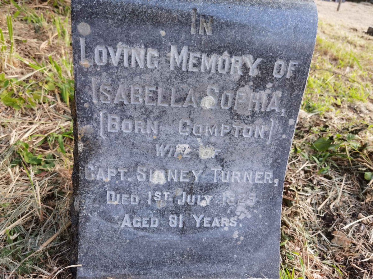 TURNER Isabella Sophia nee COMPTON -1929