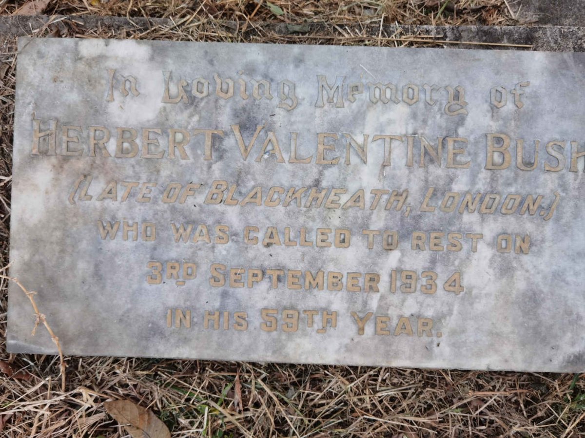 BUSH Herbert Valentine -1934
