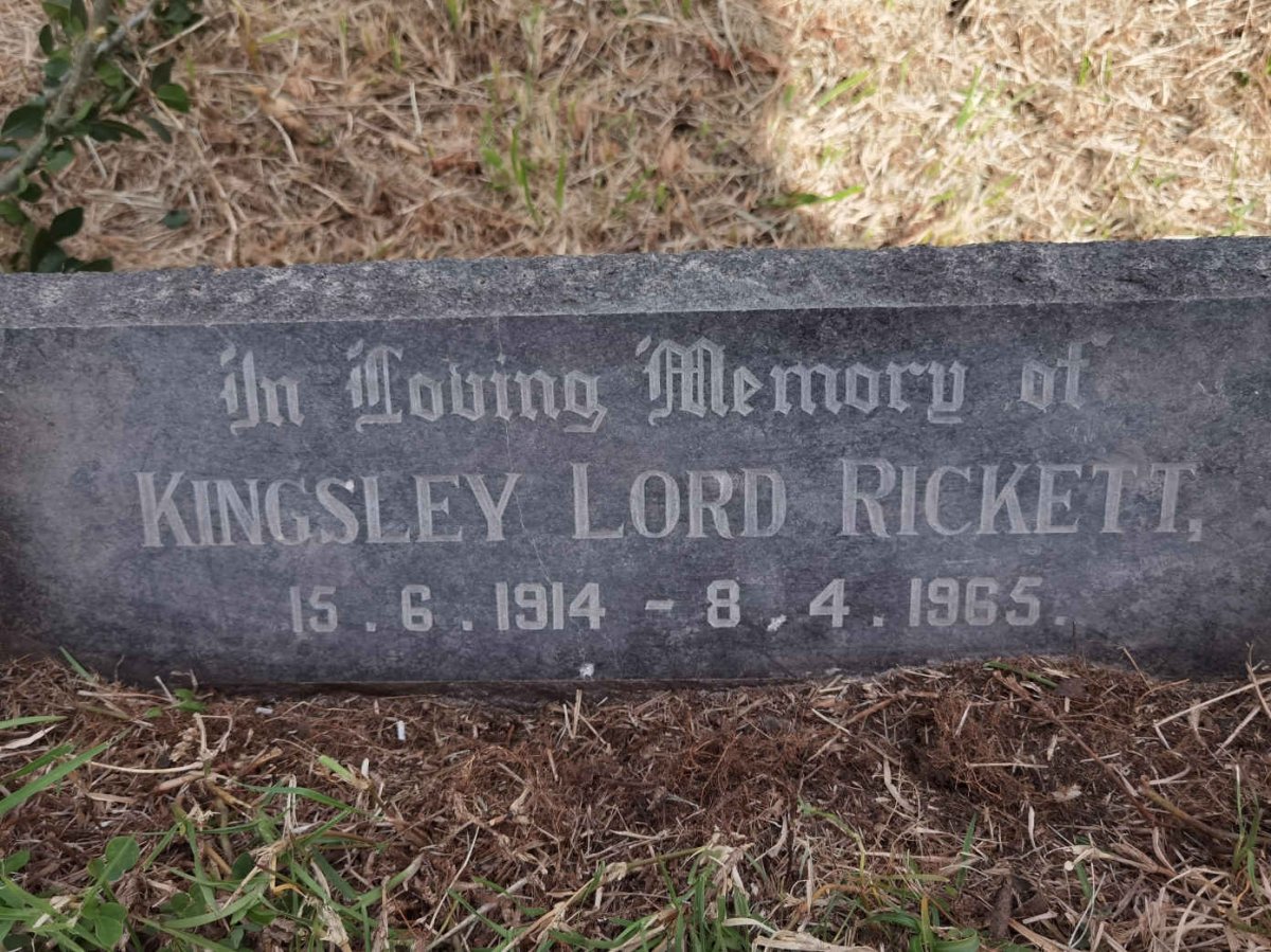 RICKETT Kingsley Lord 1914-1965