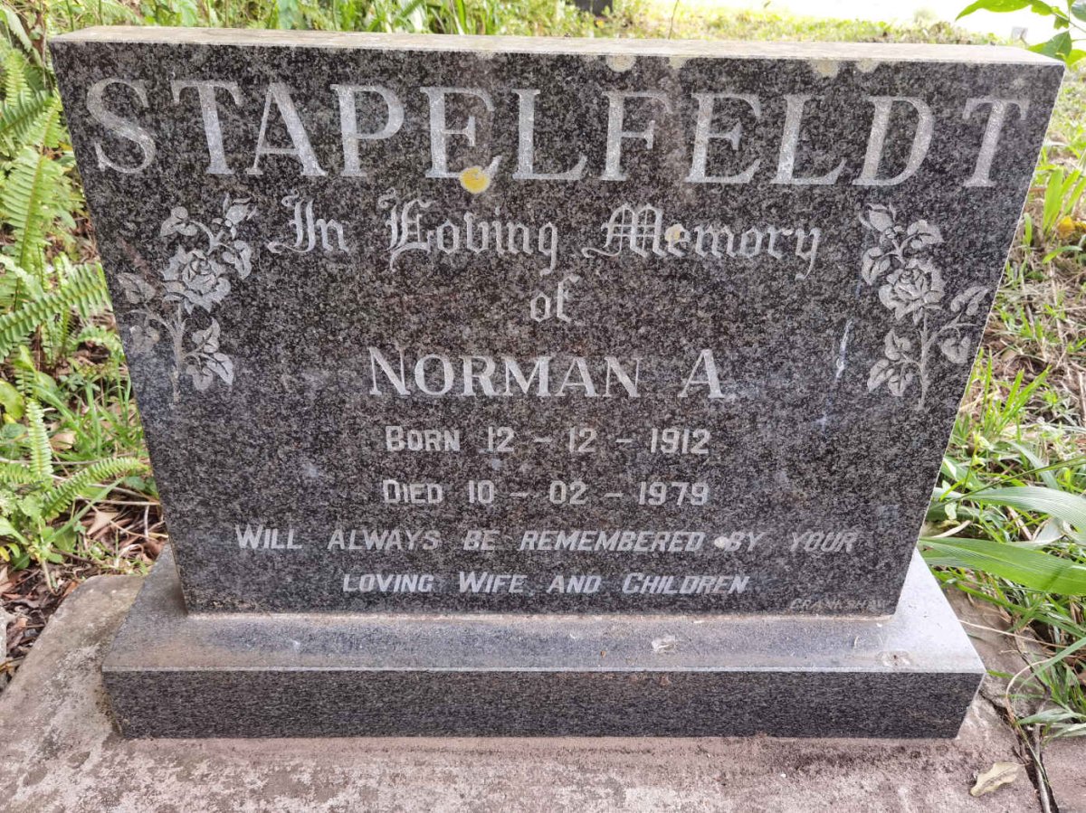 STAPELFELDT Norman A. 1912-1979