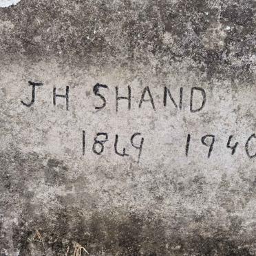 SHAND J.H. 1849-1940