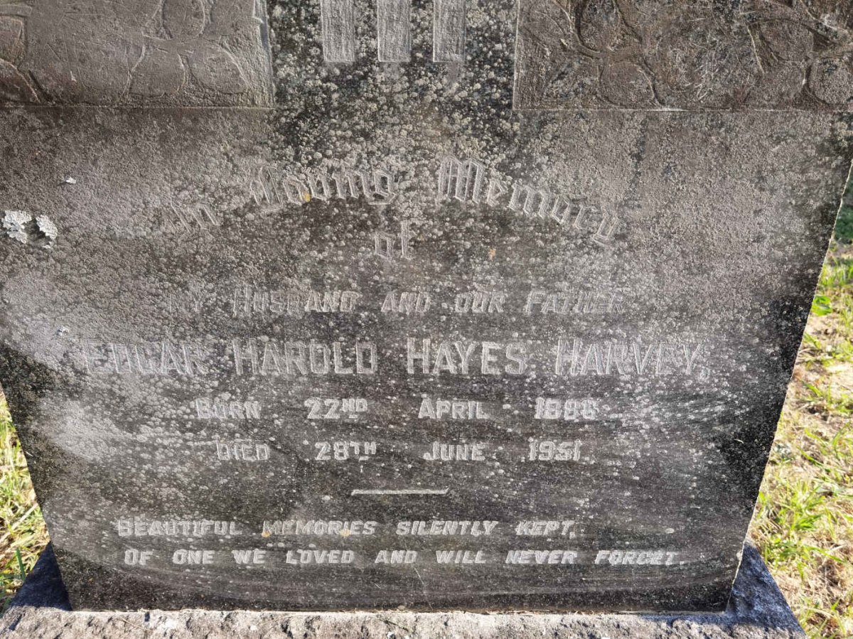 HARVEY Edgar Harold Hayes 1896-1951