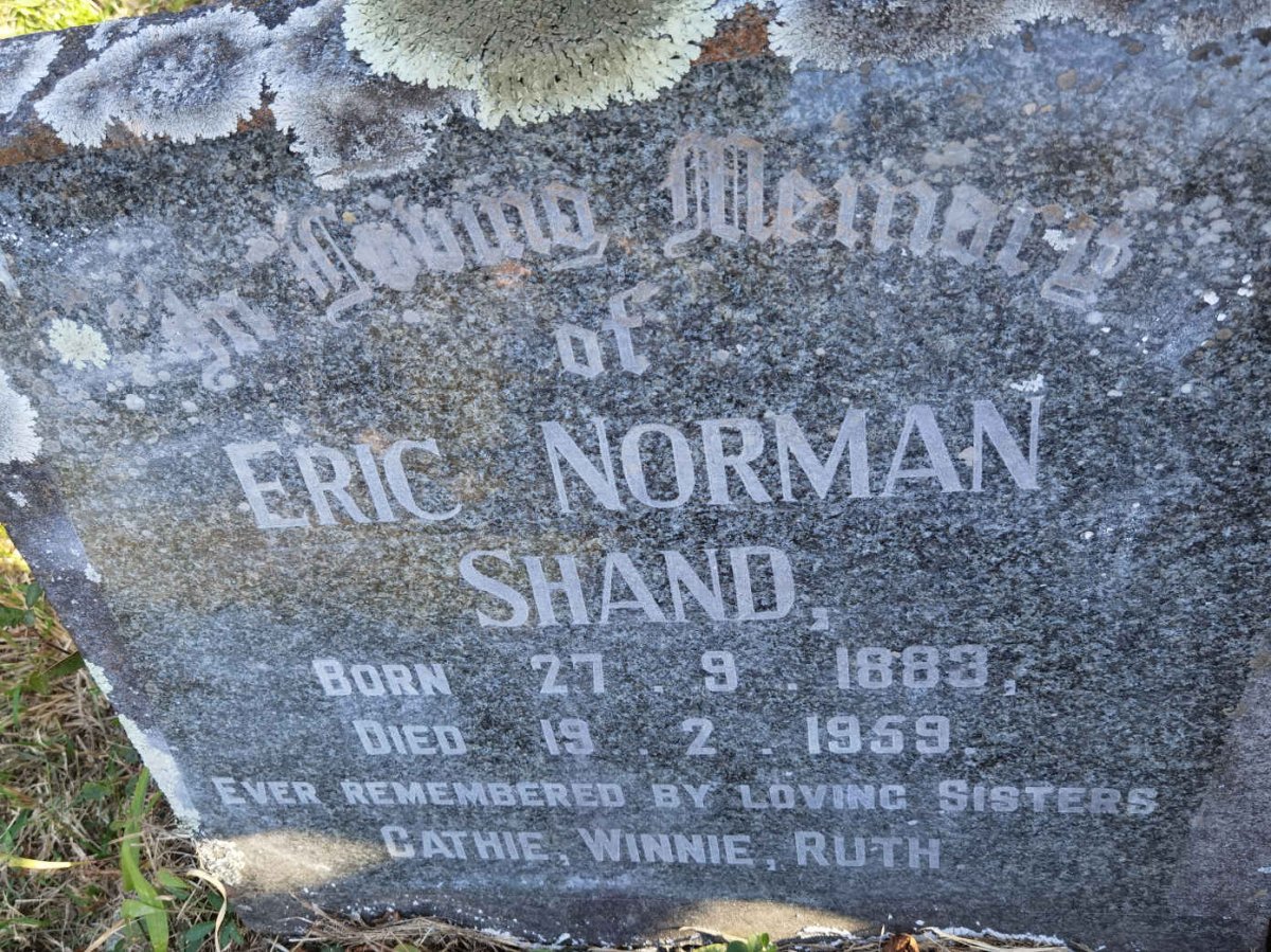 SHAND Eric Norman 1883-1959
