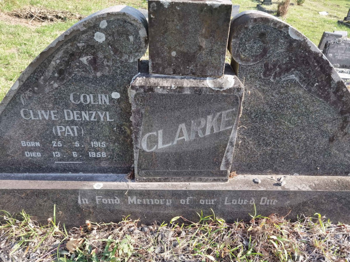 CLARKE Colin Clive Denzyl 1915-1958