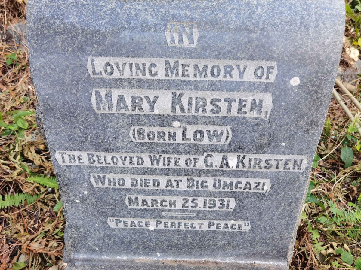 KIRSTEN Mary nee LOW -1931