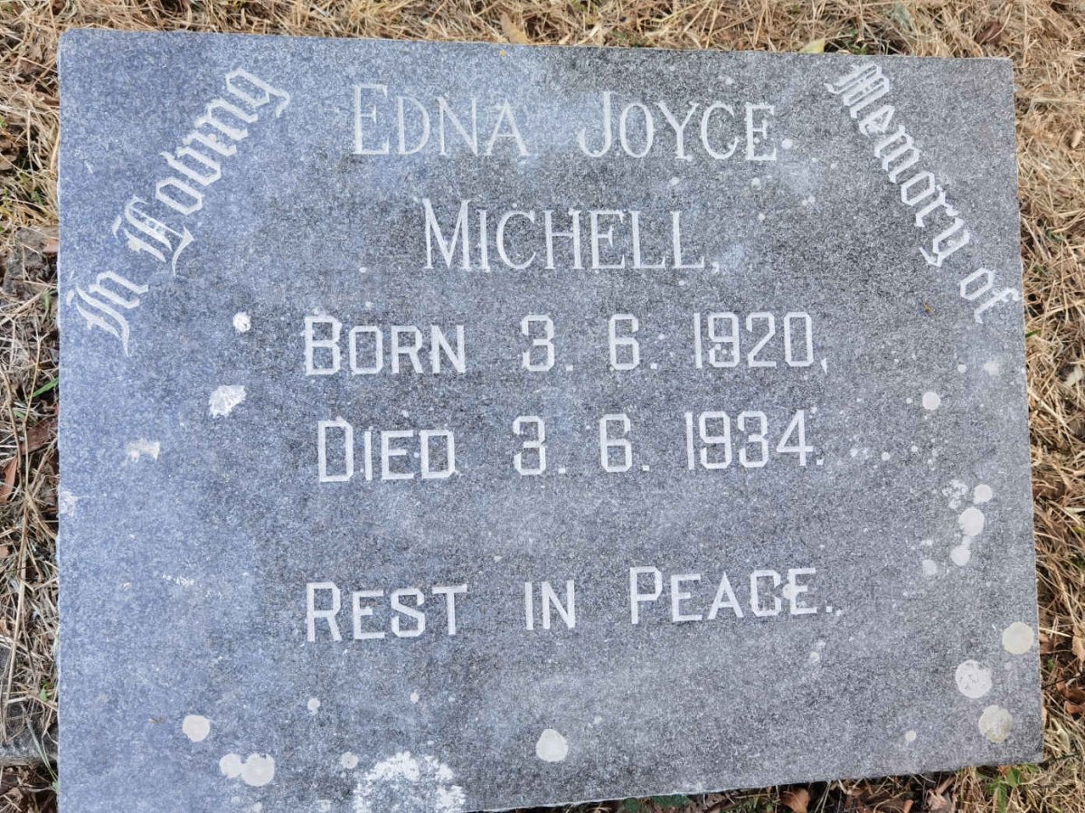 MICHELL Edna Joyce 1920-1934